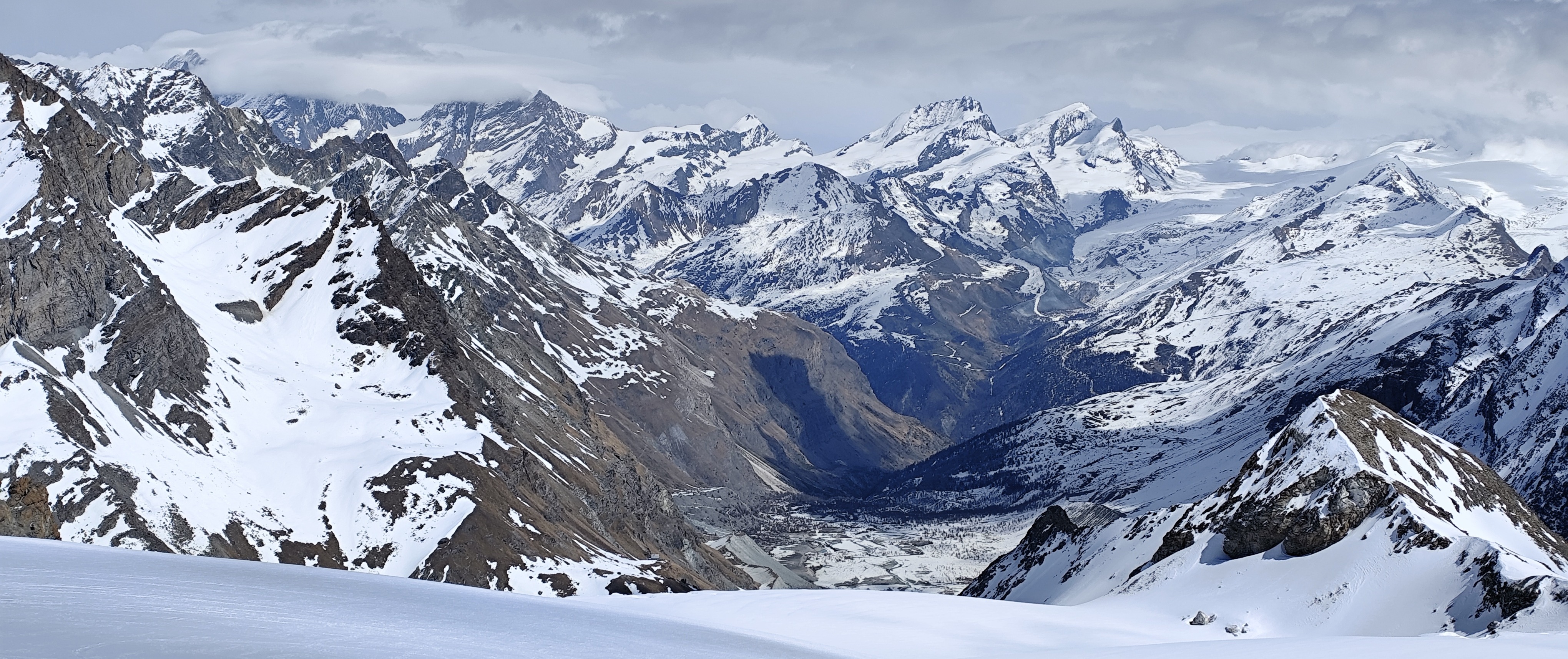 Arrivée sur Zermatt